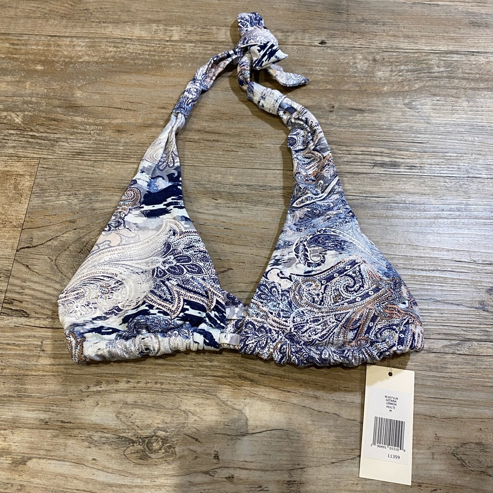 Eberjey Swim Gitana Lennon Bikini Top Sz Med